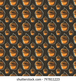 Cake pattern background