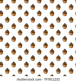 Cake pattern background