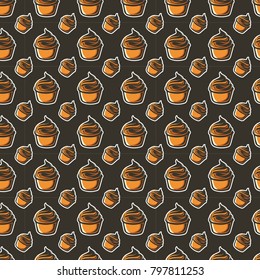 Cake pattern background