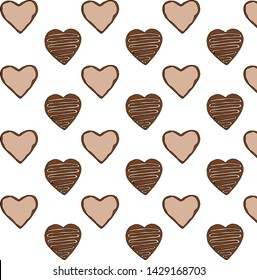 
Cake  pattern. Cake sweet dessert for holiday. Vector illustration