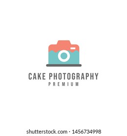 Cake Photography Logo Design Template