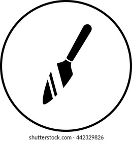 cake and pie server utensil symbol