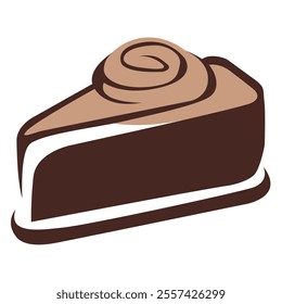 Cake Piece clipart, chocolate pastry, brownie slice, celebration, party, birthday cake