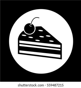 Cake piece icon