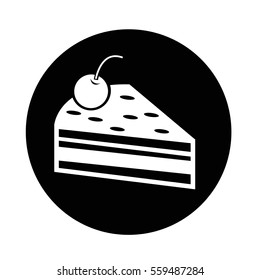 Cake piece icon