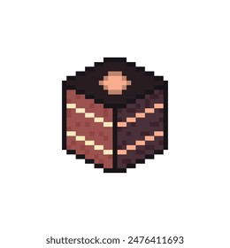 cake pixel art for dynamic digital projects and designs.