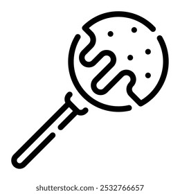 Cake Pop icon for web, app, infographic, etc