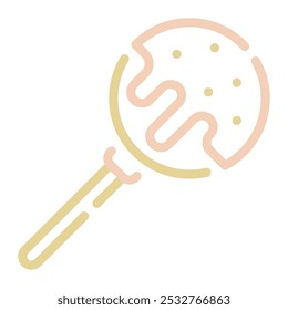 Cake Pop icon for web, app, infographic, etc
