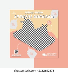 Cake Poster Design And Bakery Food Template Design