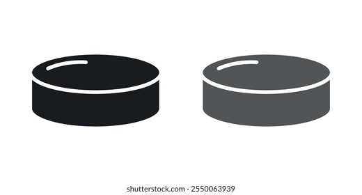 Icono de anillo de pastel en versión negra y de color