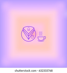 cake, saucer, strawberry