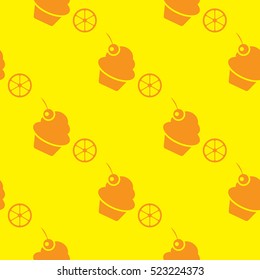 Cake Seamless Background