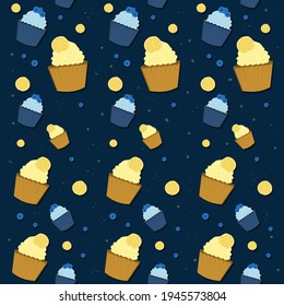 cake seamless illustration vector design