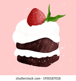 Cake Series Bakery Illustration 3