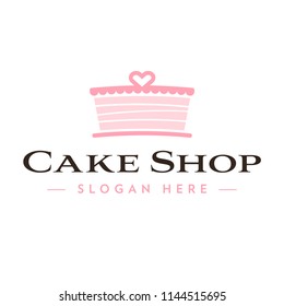 Cake Shop and Bakery Logo Template