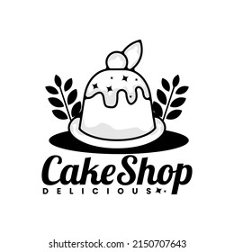 cake shop logo design template