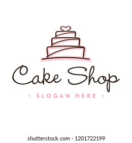 Cake Shop Logo Template