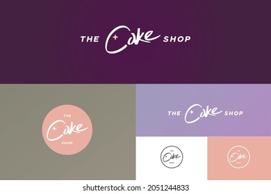 The Cake Shop Logo Vector