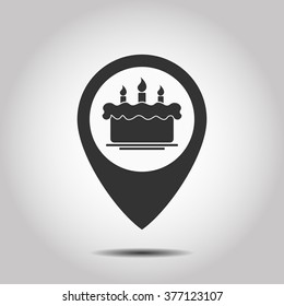 cake shop map marker