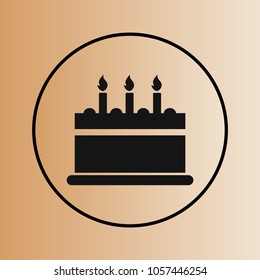 cake sign icon