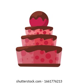 cake simple illustration vector clip art