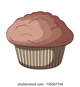 Cake, single icon in cartoon style.Cake, vector symbol stock illustration web.