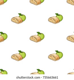 Cake, single icon in cartoon style.Cake, vector symbol stock illustration web.