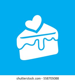 cake slice icon illustration isolated vector sign symbol