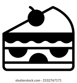 Cake Slice icon for web, app, infographic, etc