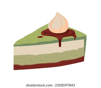 cake slice tasty icon isolated