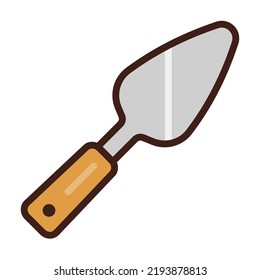 Cake Slicer Icon Illustration Design