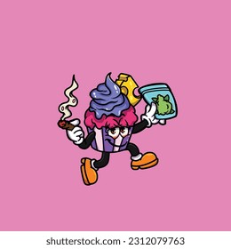 cake smoking blunt and high face stoned from weed cannabis hold bud nug
