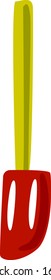 Cake spatula, illustration, vector on white background.