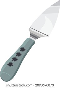 Cake spatula, illustration, vector on a white background.