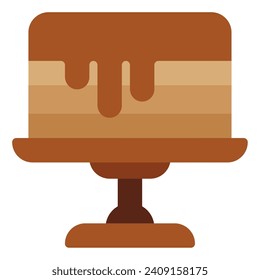 Cake Stand icon illustration for web, app, infographic, etc