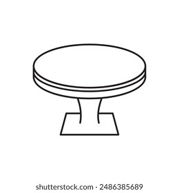 Cake stand icon, template for graphic and web design. vector illustration