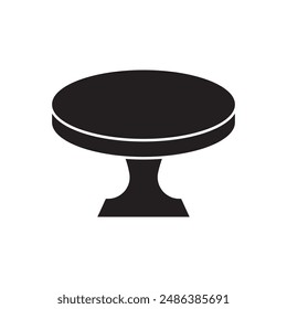 Cake stand icon, template for graphic and web design. vector illustration
