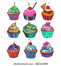 cake sweet birthday cupcake delicious cream food