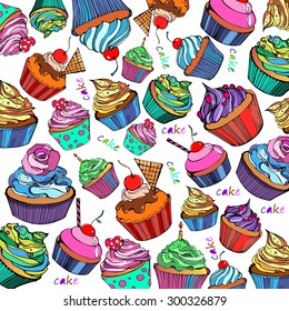 cake sweet birthday cupcake delicious cream food