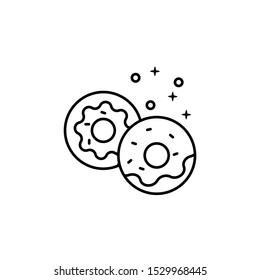 Cake sweet food icon. Element of menu dishes icon