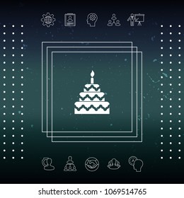 Cake symbol icon