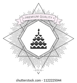 Cake symbol icon
