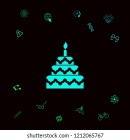 Cake symbol icon