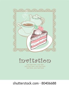 cake and tea