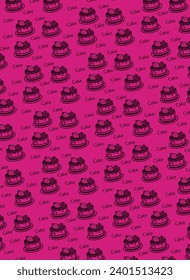 Cake theme background, food for design, with cake pattern, background