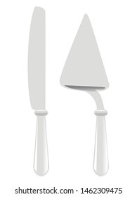 cake tools, objects for cutting cake and pie