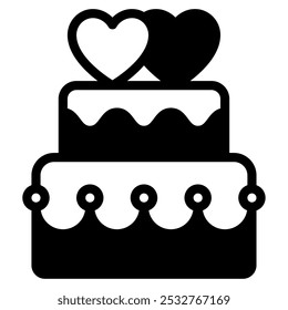 Icono de torta Topper para Web, App, infografía, etc