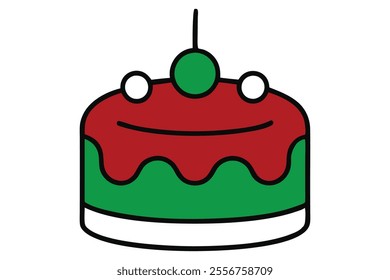 cake vector art design icon.This is an editable eps vector icon.