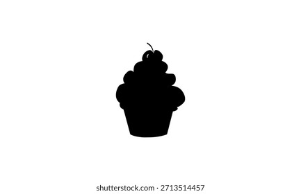 Diseño de Vector, pastel y vela