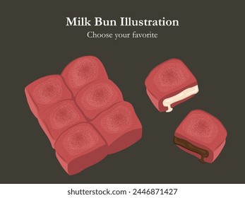 cake vector cartoon illustration food menu element event birthday wedding valentine collection event